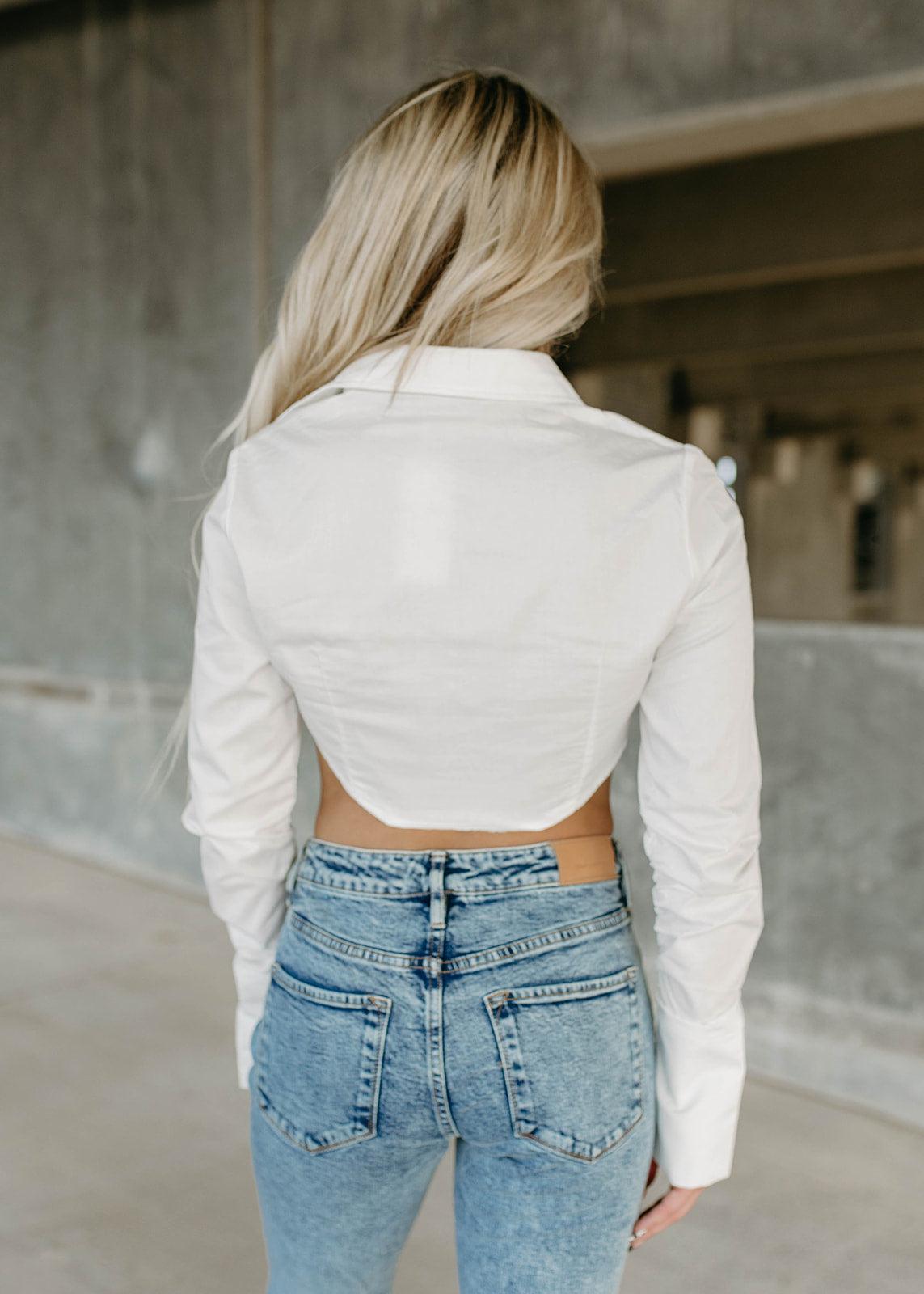 white button top