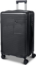 Luggage Expandable(only 28inch) Suitcase PC+ABS Carry On Luggage with Spinner Wheels TSA Lock 20in 24in 28in, Black 28inch, L(28 Inch Expandable Luggage) (JZR0001)