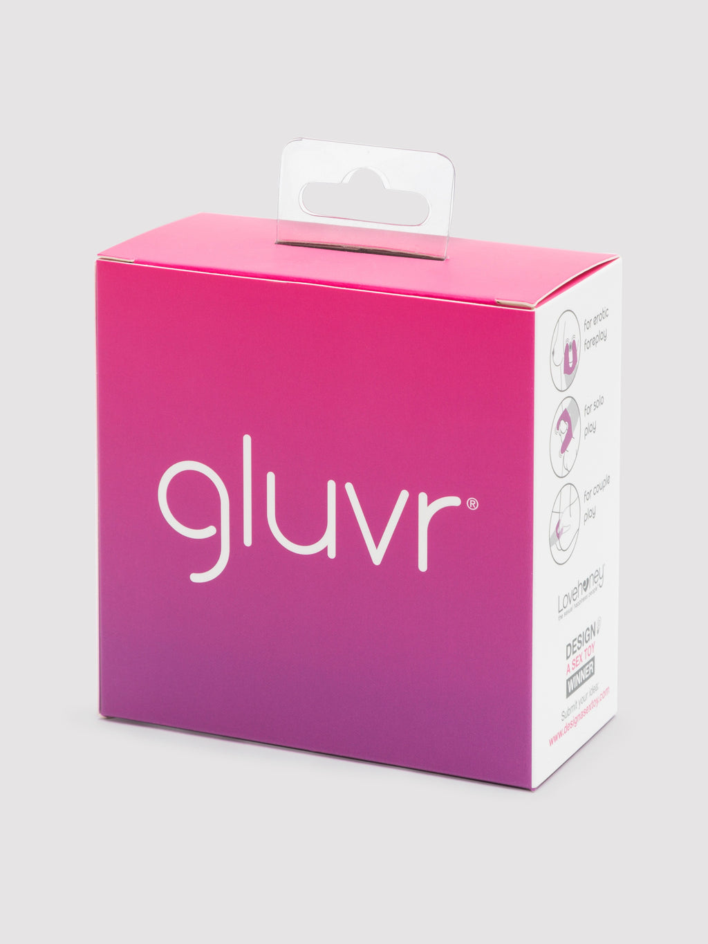 GLUVR Rechargeable 6 Function Finger Vibrator, Purple