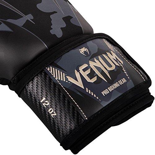Venum Impact Boxing Gloves - Dark Camo/Sand - 10oz