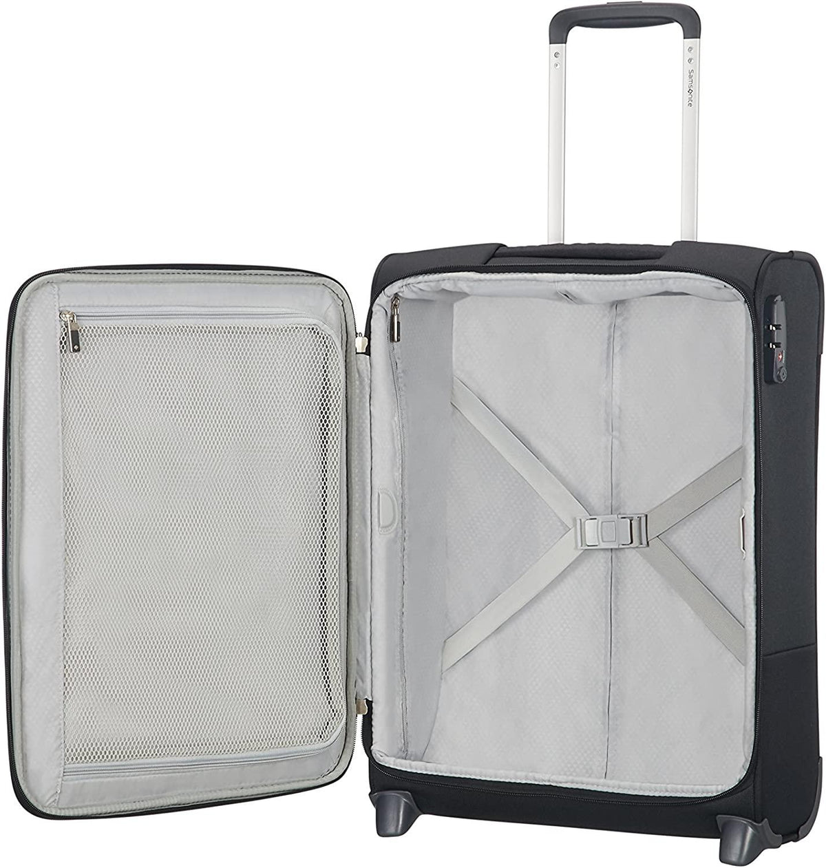 Black, Upright S, Length 40 cm (55 cm-41 L)