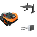 Landroid Vision Cloud Robot Lawn Mower, No Perimeter Wire Robot Mower for 1/2 Acre, WR320 + Lawn Mower Garage, WA0828 + Long-Life Robotic Lawn Mower Blades, WA0720