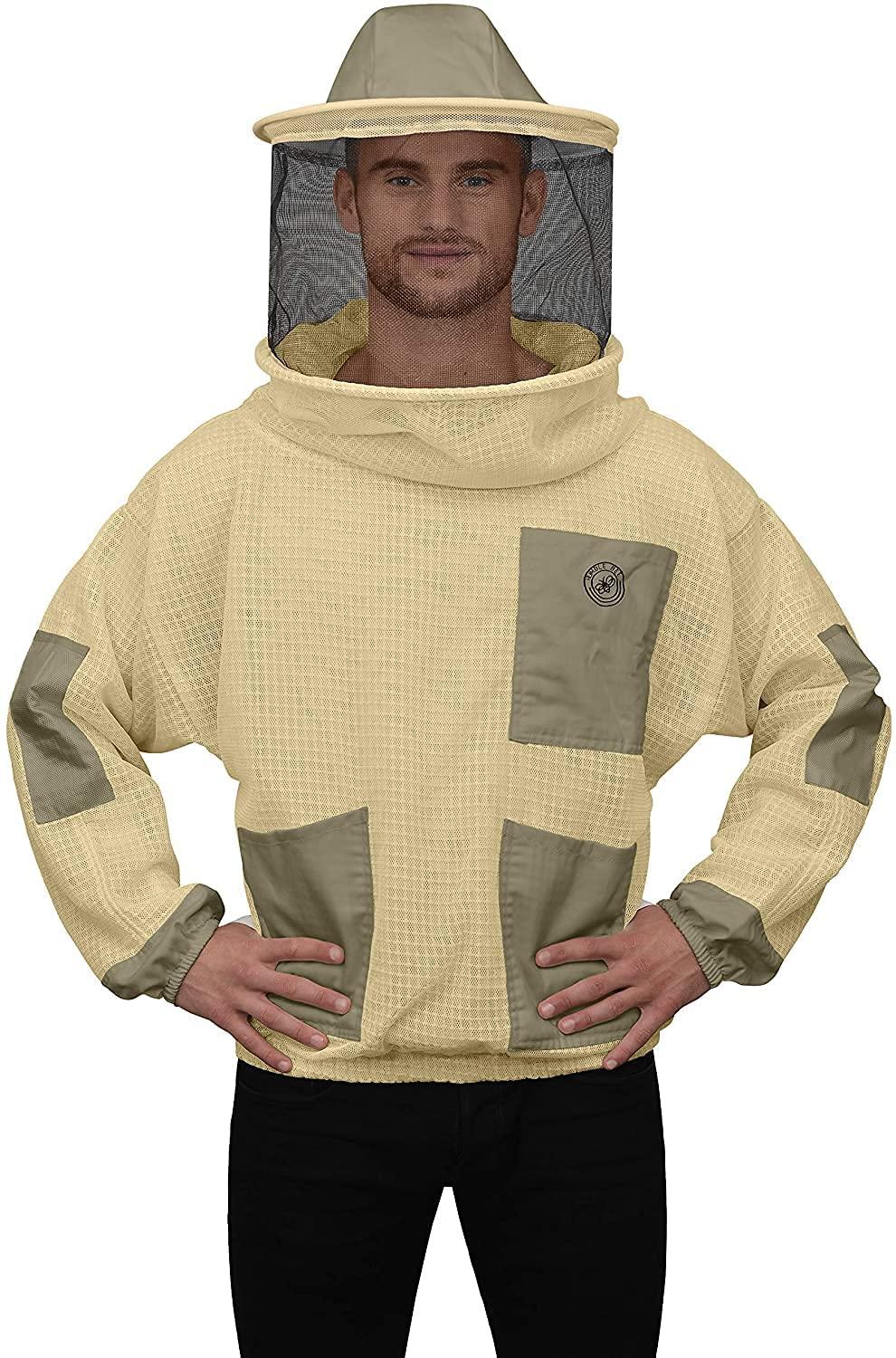humble bee 520 aero beekeeping smock with round veil