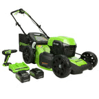 48V 20 inch Cordless Lawn Mower Self Propelled with Drill Driver