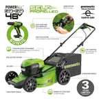 48V 20 inch Cordless Lawn Mower Self Propelled with Drill Driver