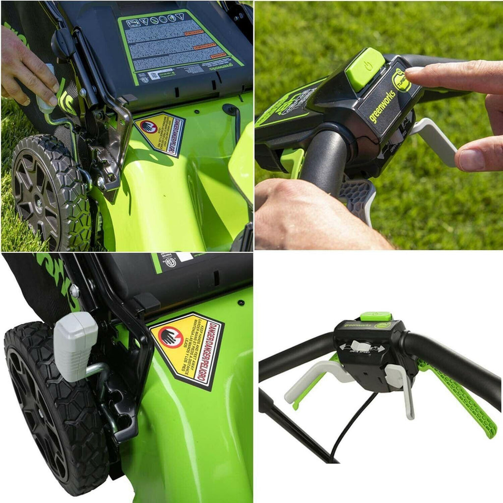 48V 20 inch Cordless Lawn Mower Self Propelled with Drill Driver