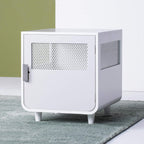 Staart - Radius Wooden Dog Crate - Alpine White - Small