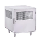 Staart - Radius Wooden Dog Crate - Alpine White - Small