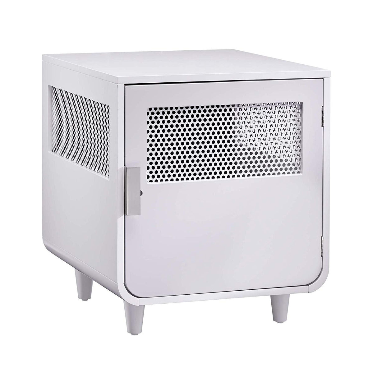 Staart - Radius Wooden Dog Crate - Alpine White - Small