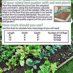 coast of maine castine blend organic raised bed soil mix with all natural ingredients for vegetables, herbs, and flowers, 1 cubic feet (4 pack)