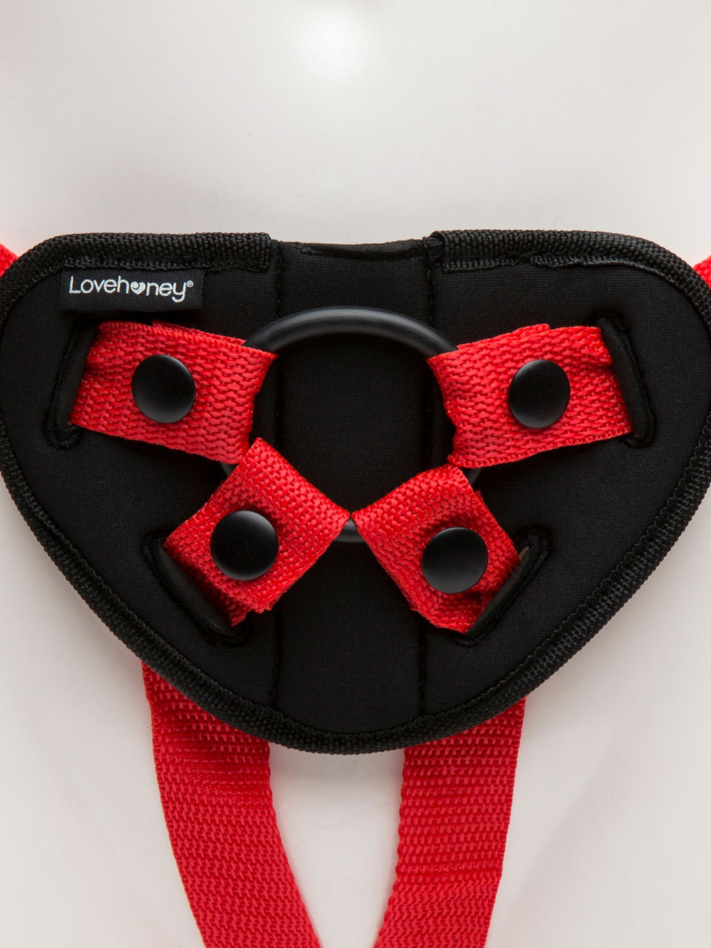 Lovehoney Advanced Unisex Strap-On Harness Kit (3 Piece) , Red