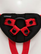 Lovehoney Advanced Unisex Strap-On Harness Kit (3 Piece) , Red