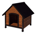 PRECISION PET Extreme Outback Country LodBrown/Black Wood/ Steel Dog House