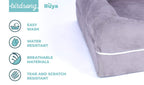 PLS Birdsong Rya - LarDog Bed with Triple-Layer Orthopedic Foam, Memory Foam Dog Bed for LarDogs