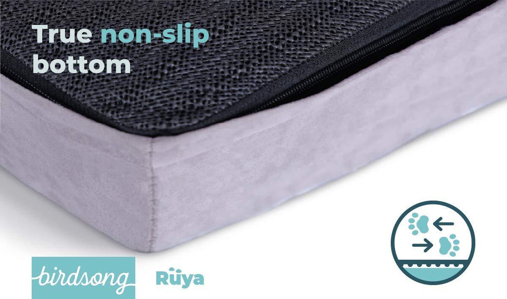 PLS Birdsong Rya - LarDog Bed with Triple-Layer Orthopedic Foam, Memory Foam Dog Bed for LarDogs