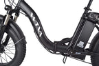 WTVA 20" Fat Tire Foldable Electric Bicycles with 750W Motor 48V 13AH Removable Lithium Battery, Beach Snow Hunting 7 Speed E-Bikes for Adult