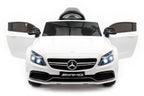 2023 Mercedes Benz Kids Ride On Car 12V Licensed Electric Cars Motorized Vehicles for Boys, Remote Control, Leather Seat, Music, Horn
