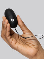 Lovehoney Secret Agent Rechargeable Remote Control Love Egg, Black | Black