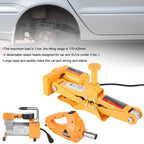 12V DC 3 Ton Automotive Electric Scissor Car Jack 16.5" Lifting Auto Repair Tool