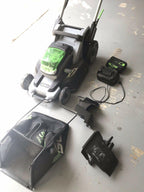 EGO Lawn Mower w/Lg Battery, Charger And Bag