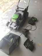 EGO Lawn Mower w/Lg Battery, Charger And Bag