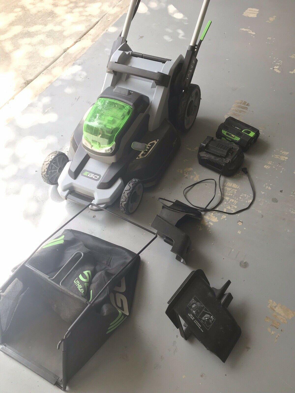 EGO Lawn Mower w/Lg Battery, Charger And Bag