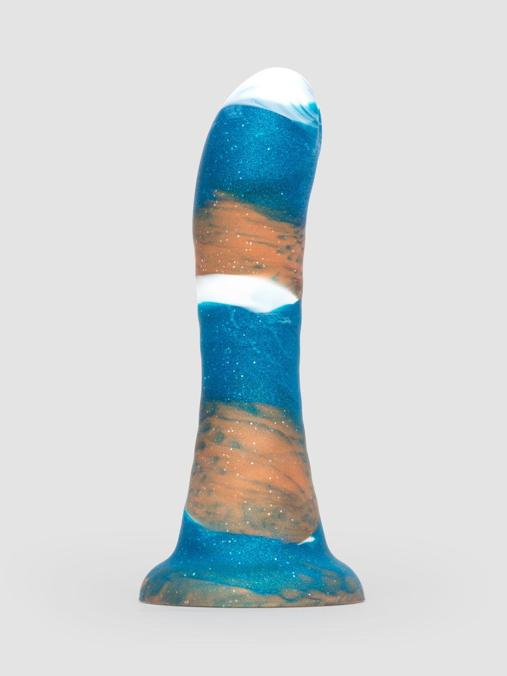 Lovehoney Ocean Textured Dildo 5.5 Inch, Blue