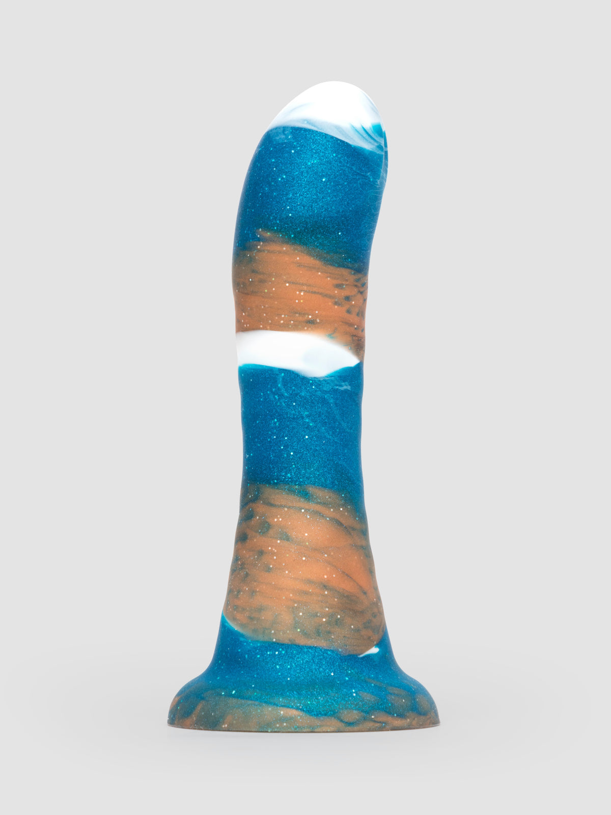 Lovehoney Ocean Textured Dildo 5.5 Inch, Blue