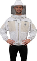 humble bee 330 ventilated beekeeping jacket with round veil