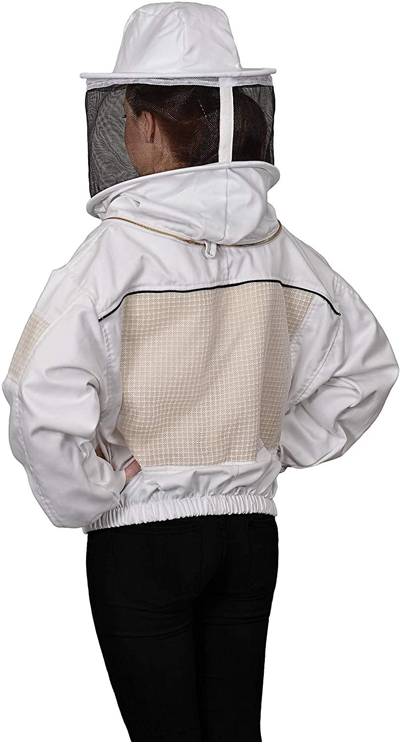 humble bee 330 ventilated beekeeping jacket with round veil