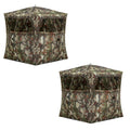 Grounder 250 Camo Lightweight Pop Up Ground Hunting Blind (2-Pack)