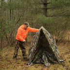 Grounder 250 Camo Lightweight Pop Up Ground Hunting Blind (2-Pack)