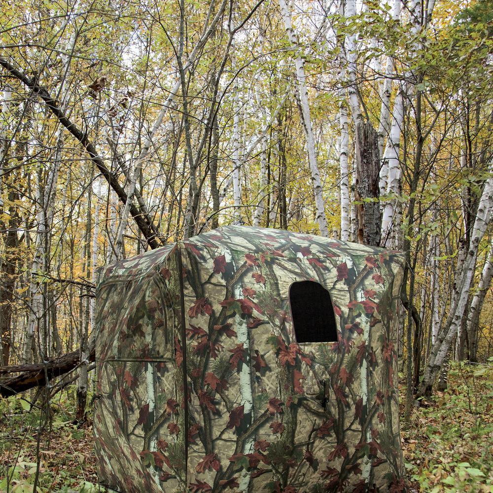 Grounder 250 Camo Lightweight Pop Up Ground Hunting Blind (2-Pack)