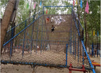 Kindergarten Outdoor Protection Net, Multi-Function Outdoor Safety Netting Stair Balcony Anti-Fall Nets，Child Protection Climbing Net Amusement Park Rope Net(12mm/12cm)