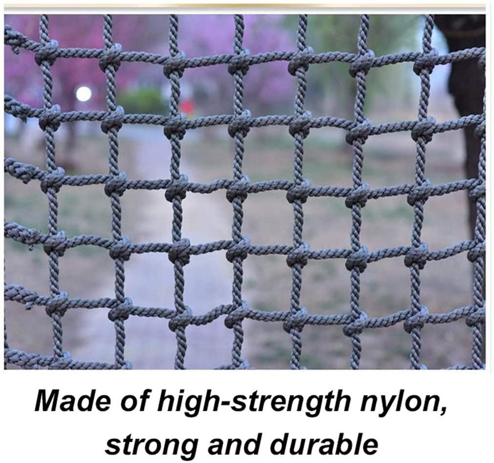 Kindergarten Outdoor Protection Net, Multi-Function Outdoor Safety Netting Stair Balcony Anti-Fall Nets，Child Protection Climbing Net Amusement Park Rope Net(12mm/12cm)