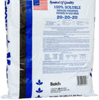 grow more 5010 all purpose fertilizer 20-20-20, 25-pound , white