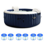 intex purespa portable inflatable hot tub and 6 s1 filter replacement cartridges