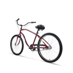APOLLO Beach Commander 26 In. Internal 3 Speed Cruiser Bike, Deep Red