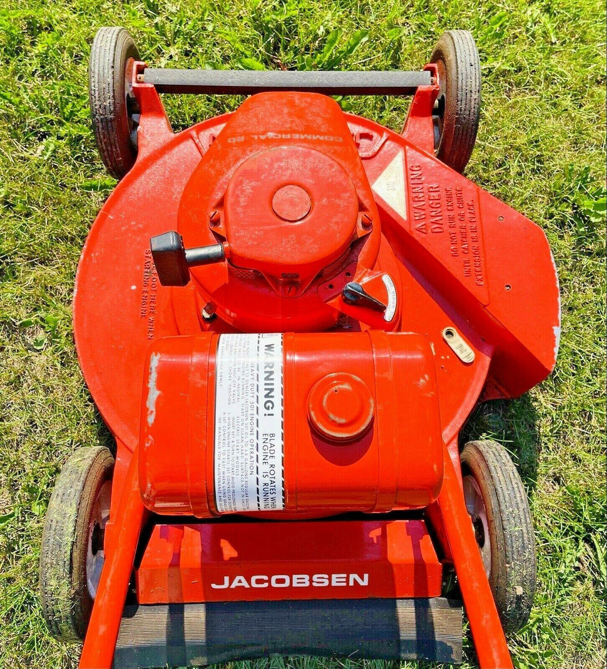 Lawn Mower Commercial 20 Push 2 Stroke Vintage