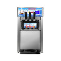 3 Flavor Soft Ice Cream Machine Commercial Soft Serve Ice Cream Maker Sorbet Frozen Yogurt Gelato LED Display Desktop Type 1200W 110V