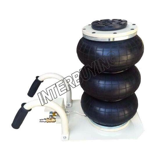 6600lbs Triple Bag Air Jack 3Ton Lift Jack Black Airbag Heavy Duty WorForce