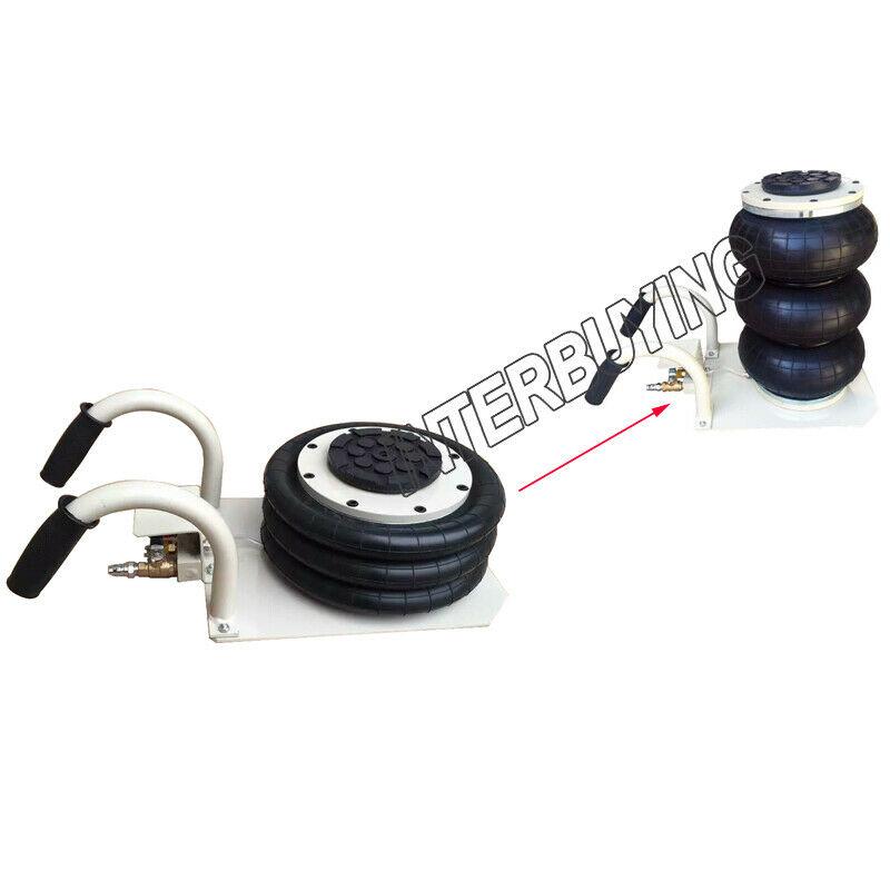 6600lbs Triple Bag Air Jack 3Ton Lift Jack Black Airbag Heavy Duty WorForce