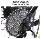 CHICAI 26 Inch Mountain Cross Country High Carbon Steel Beach Snow Fat Bike Super Wide Tire Sports Bike 21-30 Speed Low Speed Racing Student Bike (Size : 24-Speed)