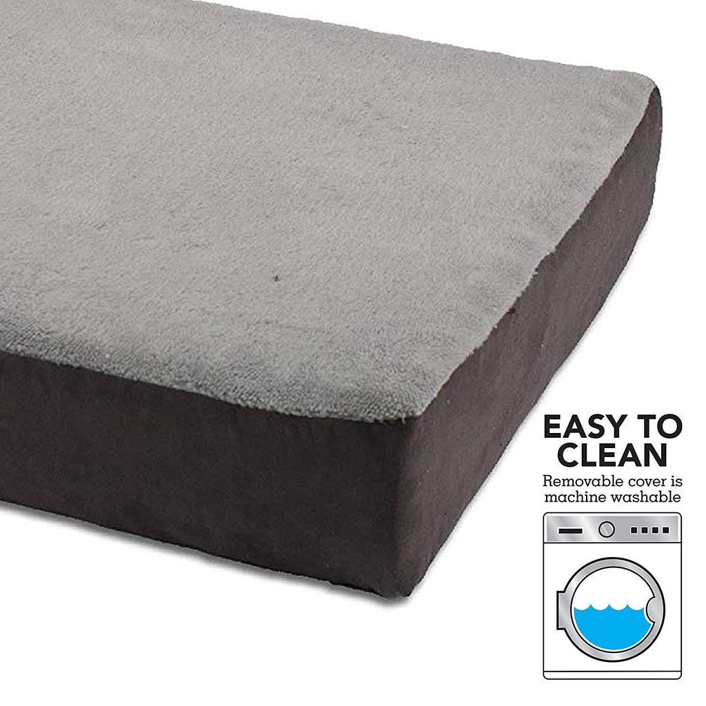 Dallas Manufacturing Co. 30" x 40" Ultra Premium Orthopedic Pet Bed, Gray Color