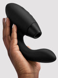 Womanizer Duo 2 Rechargeable Silicone G-Spot and Clitoral Stimulator, Black | Black