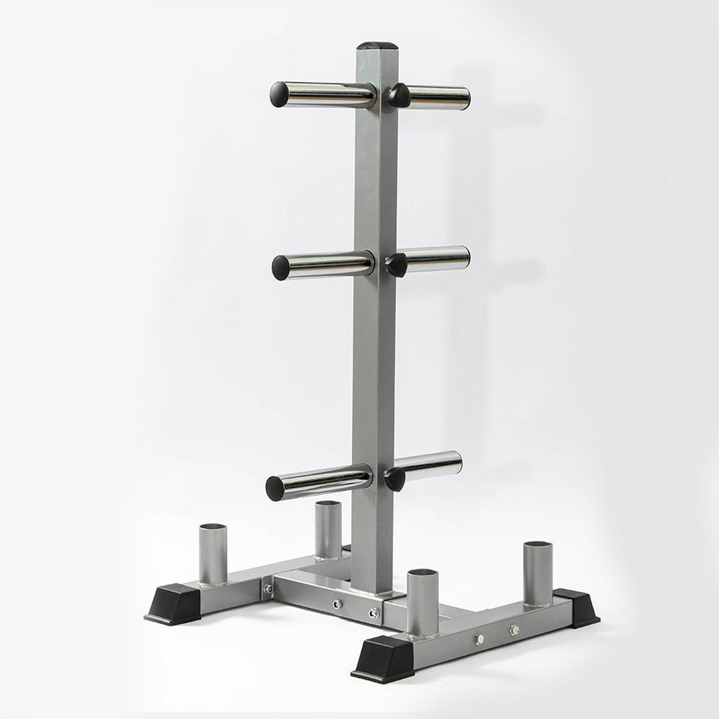 2inch Weight Plate Rack Tree &amp; 4 Barbell Bar Holders Olympic Weight Organizer StoraStand, Holds Up to 440 lbs