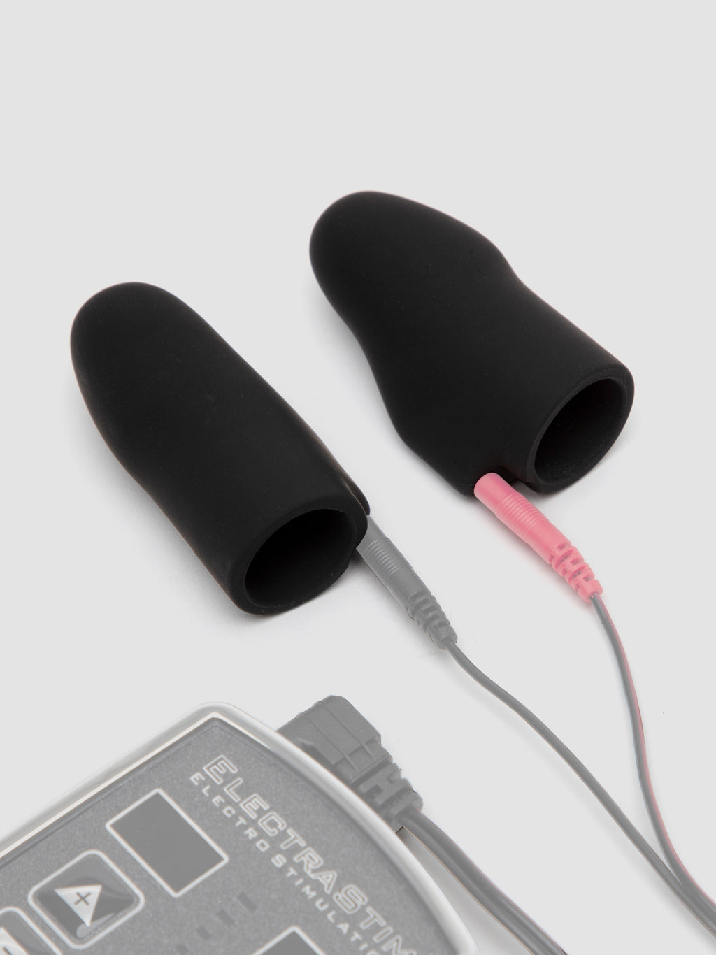 ElectraStim Silicone Noir Electro Finger Sleeves , Black