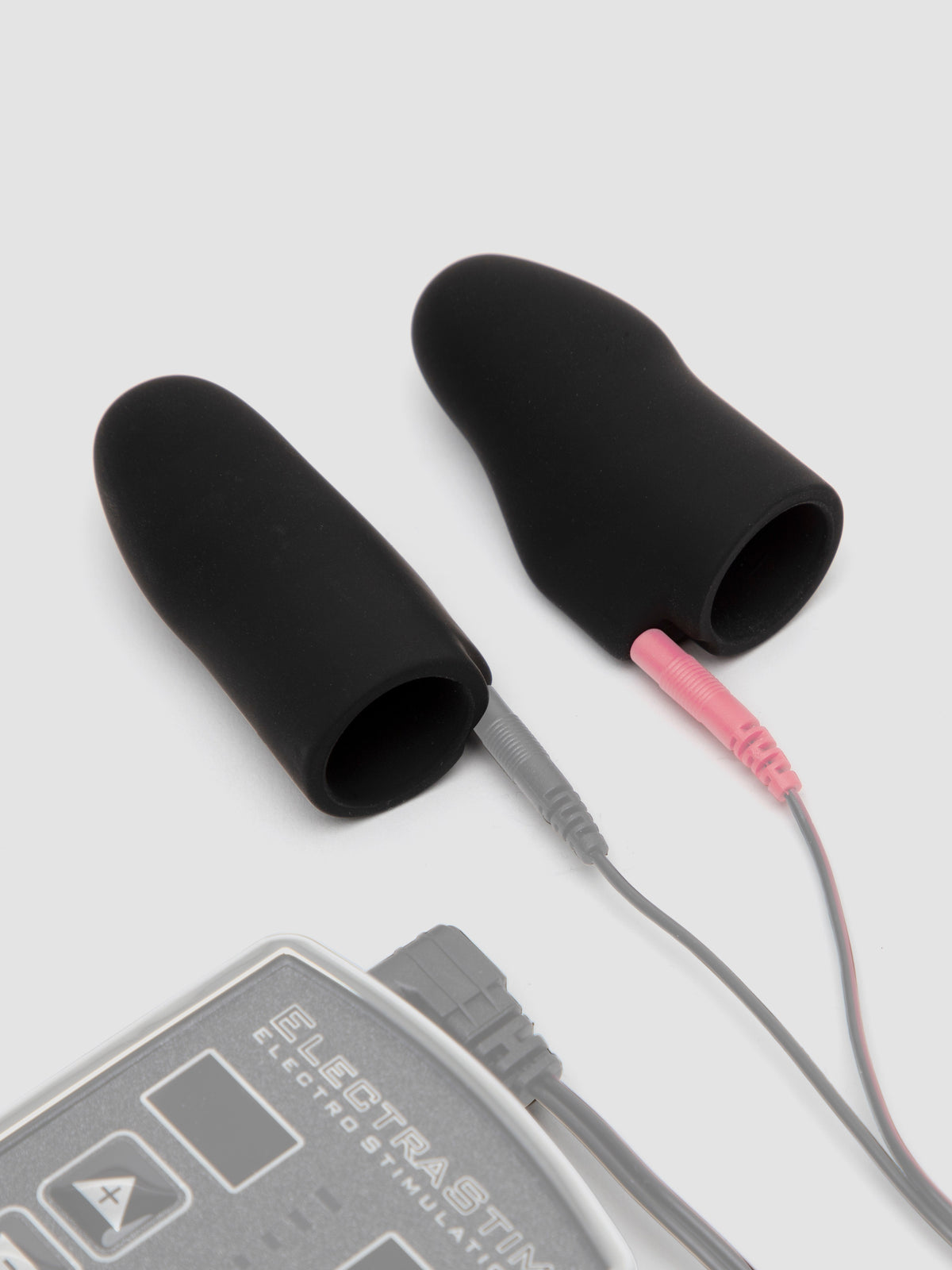 ElectraStim Silicone Noir Electro Finger Sleeves , Black
