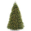 9 ft. Dunhill Fir Hinged Tree with Clear Lights