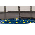Super Trampoline Replacement Safety Pad (Spring Cover) Fits for 15 FT. Round Frames - Starry Night